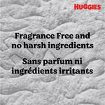 Huggies Calm Baby Diaper Wipes, Unscented, Hypoallergenic, 2 Push Button Packs (112 Wipes Total)