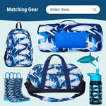 Wildkin ECO rPET Insulated Lunch Bag – Keeps Food Hot or Cold, Easy-Clean Lining, Zippered Pockets & BPA-Free – Boys & Girls, Ideal for School, Travel & Daycare – Sharks