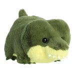 Aurora® Adorable Spudsters™ August Alligator™ Stuffed Animal - Round Shape Makes for Comforting Cuddles - Perfect for Kids All Ages and Animal Loving Adults - Green 12 Inches