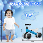 Bounce Master Baby Balance Bike for 6-24 Months, Perfect First Bike or Birthday Gift, Safe Riding Kids Toy for 1 Year Old Toddler, Children Walker