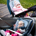 Infant Carseat Insert, 2-in-1 Reversible Baby Car Seat Cushion for Newborn Toddler Head & Body Support Car Seat Pad for Carseats, Strollers, Swings, Bouncers