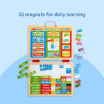 Melissa & Doug My First Daily Magnetic Calendar, Classroom Calendar for Kids Activities with Weather & Seasons, Preschool Toys for Girls & Boys Ages 4+