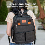 KeaBabies Diaper Bag Backpack for Girls, Boys - Mom and Dad Baby Bag with Diaper Changing Pad for Newborns, Toddlers, 2 Kids (Charcoal)
