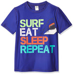 Osh Kosh Little Boy's Rashguard Swimwear, surf Repeat, 4-5