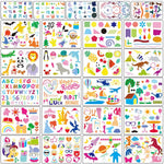 Stencil Drawing Kit for Kids, 25 Pcs Plastic Drawing Stencils with 400+ Shapes, Great Birthday Gift for Boy Girl