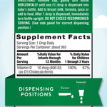 Nature's Truth Vitamin D Drops for Infants | 400 IU | 9.2 mL | D3 for Kids | Vegetarian, Non-GMO & Gluten Free Supplement
