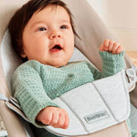 BabyBjörn Bouncer Balance Soft, Beige/Gray, Woven/Jersey | 2-in-1 Adjustable Baby Bouncer Seat and Toddler Chair, Newborn to Toddler (8-29 lbs), 4 Positions, Lightweight & Portable