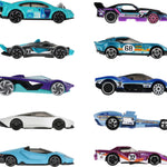 Hot Wheels 10-Pack of Toy Race Cars, Includes 1:64 Scale Corvette, Lamborghini, McLaren Originals (Amazon Exclusive)