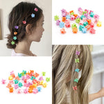 SuPoo 80 Pcs Butterfly and Floral Hair Accessories: Mini Clips, Tiny Colorful Claws for Girls, Babies, Toddlers, Y2K Style