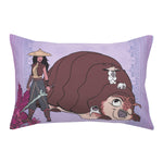 Disney Raya and The Last Dragon Mythic Pop Lavender, Magenta, and Blue with Sisu Dragon and Tuktuk 4 Piece Toddler Bed Set - Comforter, Fitted Bottom Sheet, Flat Top Sheet, and Reversible Pillowcase