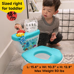 Baby Einstein Geared for Success 2-in-1 Potty Training System, Toilet & Potty Seat Included, Ages 18+ Months, with Music and Spinning Gears
