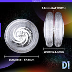 MAGICYOYO D1 GHZ Plastic Yoyo for Kids Beginners, Responsive Yoyo Professional for 2a Trick, Loop yo yo for Entry-Level Players (Glitter Crystal)