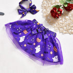 Baby Girl Halloween Costumes My 1st Halloween Outfits Romper+ Tutu Skirt+ Striated Leg Warmer+ Bunny Headband Outfit Set