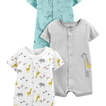 Simple Joys by Carter's Baby 3-pack Snap-up Rompers