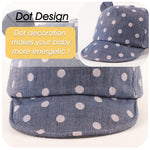 Peecabe Baby Baseball Cap Toddler Infant Boys Girls Sun Hat Breathable Cute Hats for Spring Summer 6M-3T (US, Age, 6 Months, 24 Months, Navy Cloth Fabric)