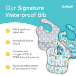 Bumkins Bibs for Girl or Boy, SuperBib Baby and Toddler for 6-24 Months, Essential Must Have for Eating, Feeding, Baby Led Weaning Supplies, Mess Saving Catch Food, 3-pk Feathers, Arrows and Quill