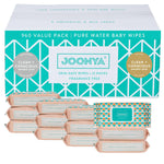 JOONYA Unscented Baby Wipes — Plant-Based, Fragrance-Free Bulk Diaper Wipes | Hypoallergenic, Non-Toxic & Biodegradable Wet Wipes for Sensitive Newborn Skin | 12 Packs of 80 (960 Total)