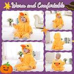 MICHLEY Unisex Baby Animal Costume Winter Autumn Hooded Romper Halloween Cosplay Jumpsuit Outfits