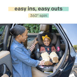 Chili Spin SI Rotating 2-in-1 Convertible Car Seat, Rear and Forward-Facing, No-Rethread Harness, Tested for Safety Standards (Dove)