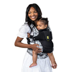 LÍLLÉbaby Complete Airflow Deluxe Ergonomic 6-in-1 Baby Carrier Infant to Toddler with Lumbar Support (7-45 Pounds), 360 Degree Baby Wearing, Inward and Outward Facing (Shibori/Black)