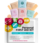 First Aid Emergency Medical Kit Mini and Travel Size - | Great for Kids, Schools, Business, Hiking, Camping | Wound Care Products (Multi-Color) (1)