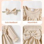 Mioglrie Baby Girl Dress Toddler Girls' Dresses 3 6 9 12 18 24 Months 2t 3t Girls Clothes Fall Winter Outfits