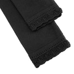Lilax Baby Girls' Knit Long Sleeve Button Closure Bolero Cardigan Shrug 3-6 Months Black