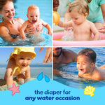 Pampers Swim Diapers - Splashers - Size 2-3, 20 Count, Gap-Free Disposable Baby Swimming Pants
