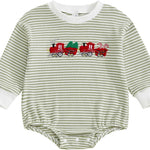 MERSARIPHY Baby Christmas Clothes Baby Boy Girl Sweatshirt Romper Santa Baby Romper Tops Fall Winter Outfits
