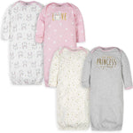 Gerber Baby Boy and Girls 4-Pack Sleeper Gown