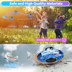 Vantexi Drone for Kids Flying Toys,2026 Upgrade LED Fidget Spinner, Hand Operated Fidget Flying Spinner Toy for Indoor Outdoor,Christmas Birthday Gifts for 6 7 8 9 + Year Old Boys Girls(Blue,ABS)