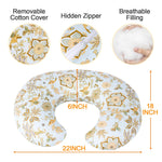 x-vesolje Baby Nursing Pillow for Breastfeeding, Adjustable Breastfeeding Pillow for Bottle Feeding, Nursing Support Pillow for Mom and Baby Healthier Nursing, Removable Cover- Floral