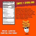 Todd's Better Snacks Egg-Cellent Protein Puffs, Sweet & Smoky BBQ, 2.5 Oz (Pack of 4), Made with Egg Whites, 12g Protein, Gluten Free Healthy Snack
