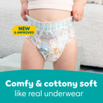 Easy Ups Girls & Boys Potty Training Pants, Size 6T-7T, 70 Count, Bluey Absorbent Training Underwear, Up to 100% Leakproof Day and Night, Hypoallergenic (Packaging May Vary)