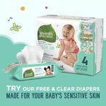 Seventh Generation Baby Wipes Sensitive Protection with Snap Seal Unscented Baby Wipes 64 Count