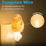 OuuKoo Night Light Bulb Warm White Replacement Bulbs - E12 Light Bulbs - 7Watt Incandescent Light Bulbs - 15 Packs, Warm White Glow - Dimmable (Night Light Bulbs 7 Watt)