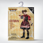 Spooktacular Creations Girls Scary Clown Costume, Kids Halloween Costume, Twisted Clown Dress for Girls
