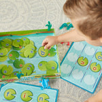 Hand2Mind Lily Pad Letter Hop - CVC & Sight Word Games, Fine Motor Skills Toys, Spelling & Word Making Activities, Family Learning Fun