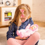 Baby's First Goldberger 11" Soft & Snuggle Bunny Doll - Baby's 1st Doll, Machine Washable, Safe for Children & Infant, Ages 0 Months & Up