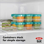 OXO Tot 12-Piece Baby Blocks Set, Teal