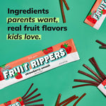 Little Spoon Strawberry Smash Fruit Ripper, With Strawberry + Apple, Real Fruit Snack for Kids, No Artificial Flavors or Dyes, Less Added Sugar, Non-GMO, 5 Packs per Pouch, Sold as 4 Pouches