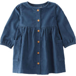 little planet by carter's Baby Girls' Dress Made with Organic Cotton, Blue, 3 Months
