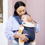 Joie Savvy Lite Air 3-in-1 Baby Carrier – Lightweight, Ergonomic Baby Carrier with 3 Carry Positions, Breathable Fabric, Padded Straps, and Lumbar Support (Indigo)