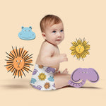 Hello Bello Premium Diapers Size NB, Safari Squad & Shine and Dandy Designs, 76ct Club Box