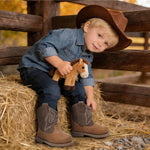 Blikcon Toddler Cowboy Boots for Boys Girls Baby Cowgirl Boots