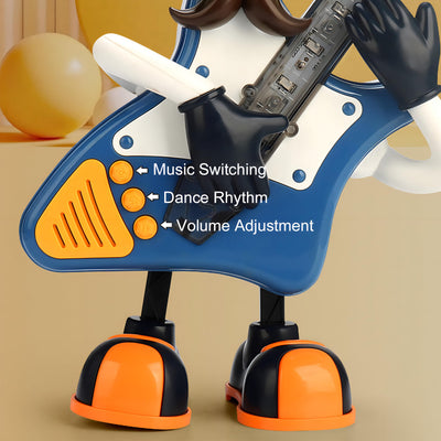 Musical Guitar Toys for 3-5 Year Old, Baby Crawling Toys Development, Early Educational Toddler Music Sensory Toys Age 3+, Christmas Birthday Gift for Boys Girls
