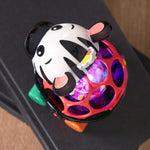 Baby Einstein Curious Car Zen Oball Toy Car & Rattle, Light Up, Ages 3 Months+, Zen The Zebra