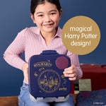 b.box Harry Potter Lunch Box for Big Eaters All Ages - 8.5 Cup Leak Proof Bento Box with 4 Compartments, School Lunch Container with Ice Pack, Dishwasher Safe, BPA-Free, PFAS-Free