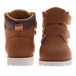 French Toast FT Casual Boots Ankle High Workboot - Trekking Walking Climbing Hiking Boot for Kids - Tan (Size 5 Toddler)