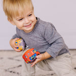 Melissa & Doug Take-Along Town Play Mat (19.25 x 14.25 inches) with 9 Soft Vehicles
